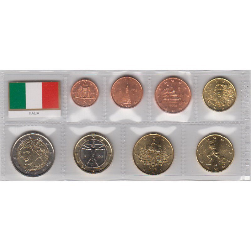 2008. Tira euros Italia