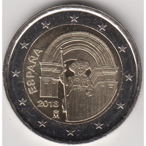 2018. 2 Euros España "Santiago Compostela"