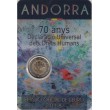 2018. 2 Euros Andorra "Derechos Humanos"