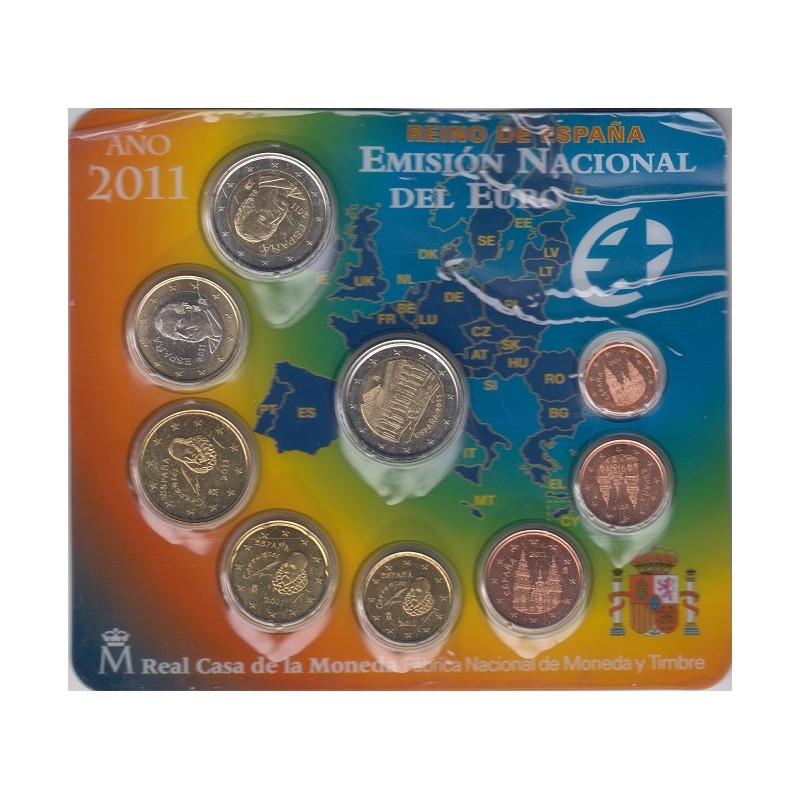 2011. Cartera euros España