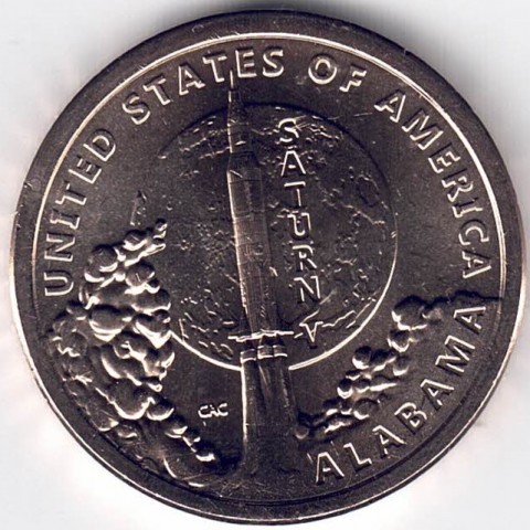 2024. Moneda EEUU. 1 Dolar. Innovacion Alabama P