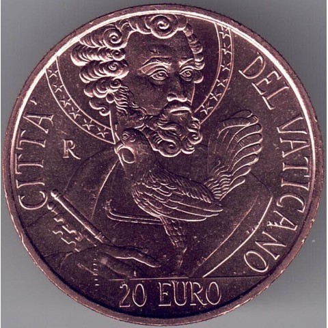 2024. 20 euros Vaticano