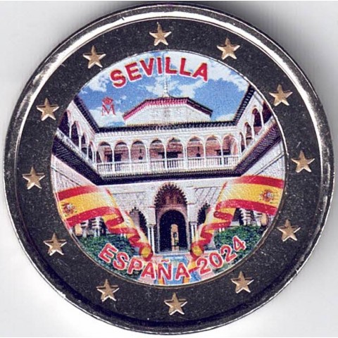 2024. 2 euros España. Sevilla color modelo 4