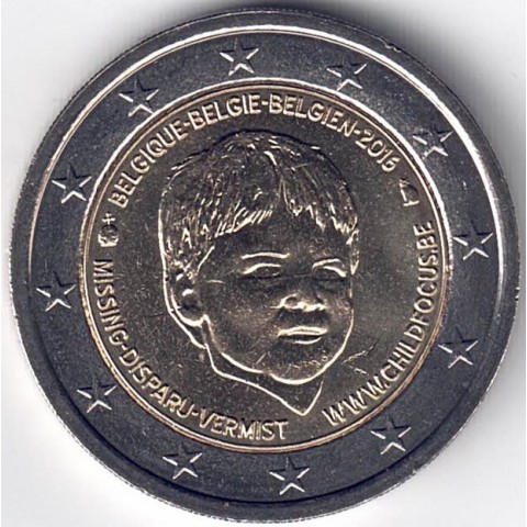 2016. 2 Euros Bélgica "Niños"