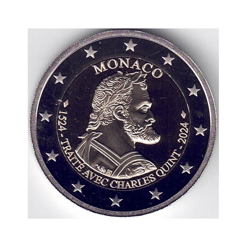 2024. 2 euros Monaco. 500 Aniv. Principado Monaco