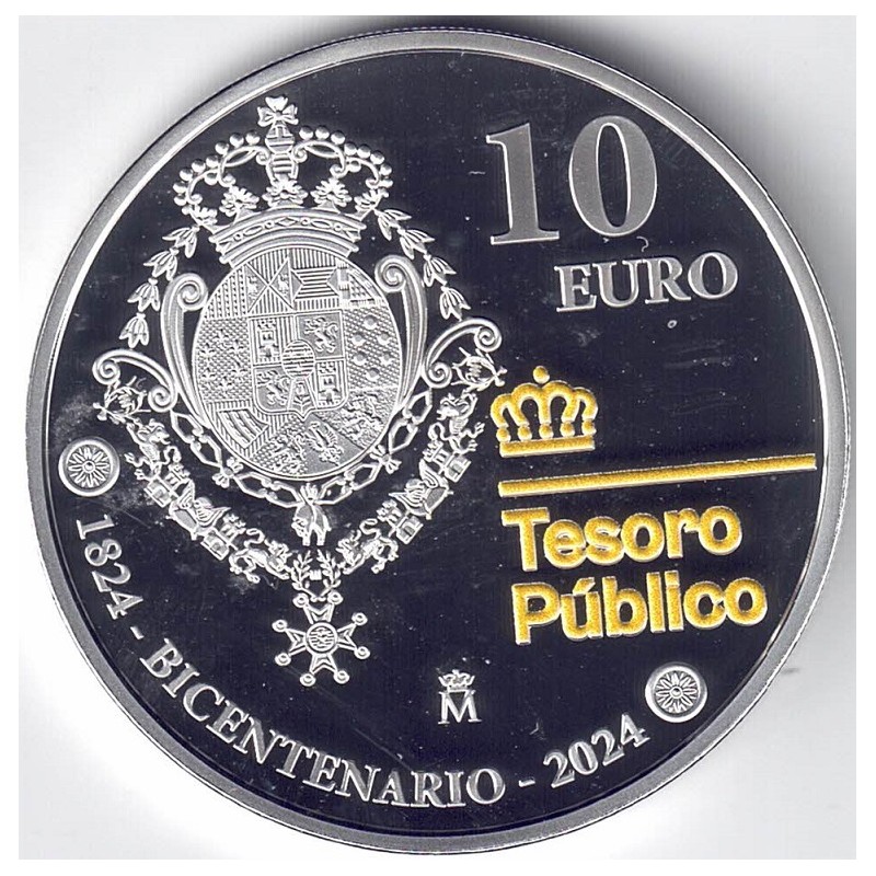 2024. Bicentenario Tesoro Publico. 10 euros