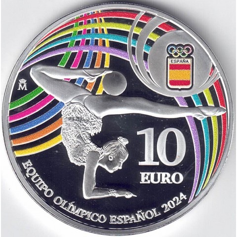2024. Equipo Olimpico Español. 10 euros