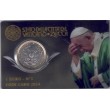 2024. coin card vaticano 1 euro