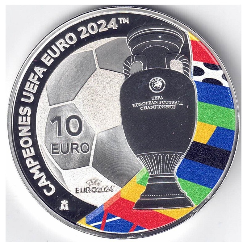 2024. Campeones Eurocopa. 10 euros