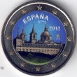 2013. 2 Euros España "Escorial" color