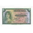 1935. 5 Ptas Certificado plata