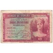 1935. 10 Ptas Certificado plata