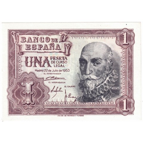 1953. 1 Pta Marqués de Santa Cruz