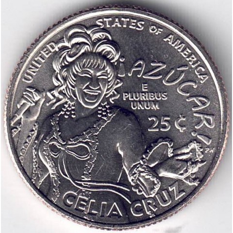 2024. Woman Quarter. Celia Cruz P