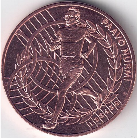 2024. 1/4 euro Francia. Olimpiada Paris. Paavo Nurmi