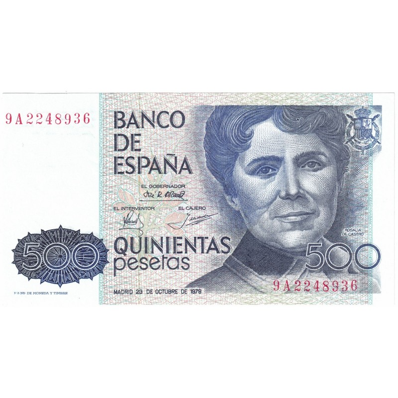 1979. 500 Ptas Rosalía de Castro