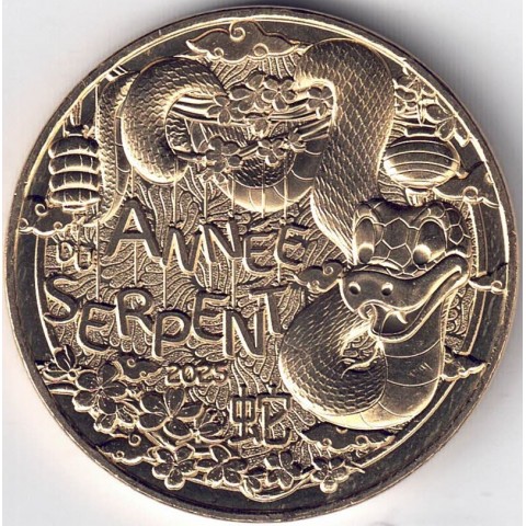 2025. 1/4 Euro Francia. Serpiente