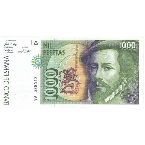 1992. 1000 Ptas Hernán Cortés