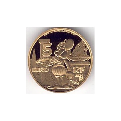 2024. 5 euros Francia. Oro