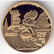 2024. 5 euros Francia. Oro