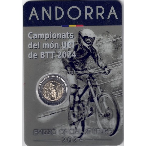 2024. 2 euros Andorra. UCI BTT