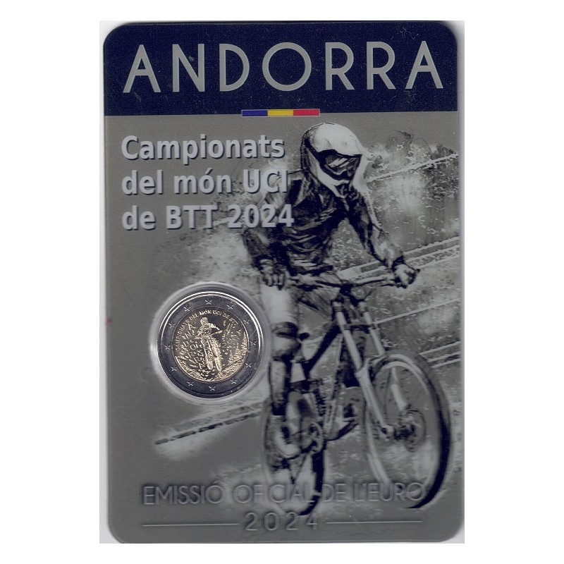 2024. 2 euros Andorra. UCI BTT