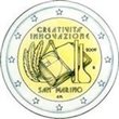 2009. 2 Euros San Marino "Creatividad"