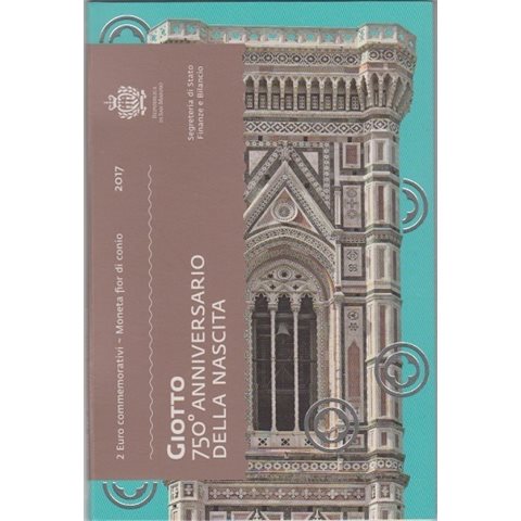 2017. 2 Euros San Marino "Giotto"